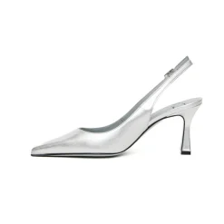 Leren Slingback Frans pumps