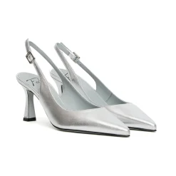 Leren Slingback Frans pumps