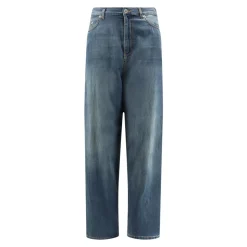 Lichtblauwe Jeans met Vintage Effect