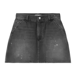 Maeve Double Knee Denim Skirt