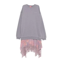 Midi Jurk met Kantafwerking