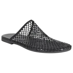 Mule Shoe Flat Strass