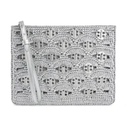 Raphia Pouch Clutch Tas