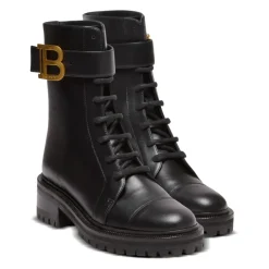 Romy Leren Army Boots