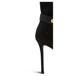 Slouchy Suede Heeled Eva Boots