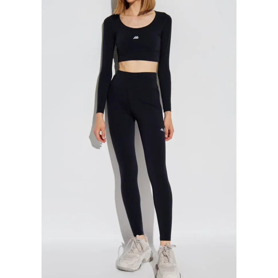 Sportleggings met logo