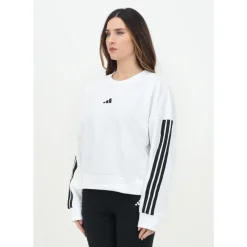 3-Stripes French Terry Crew Neck Sweatshirt