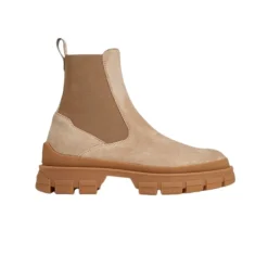 Suède Chelsea Boots met Profielzool