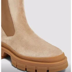 Suède Chelsea Boots met Profielzool