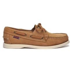 Suède Mocassin met Rubberen Zool