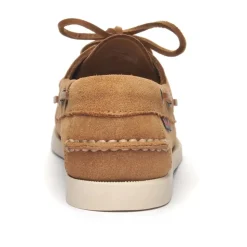 Suède Mocassin met Rubberen Zool