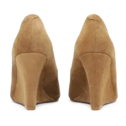 Suède pumps met hakken