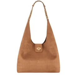 Suede Hobo Bag