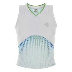 Tennis Printed Racer Top