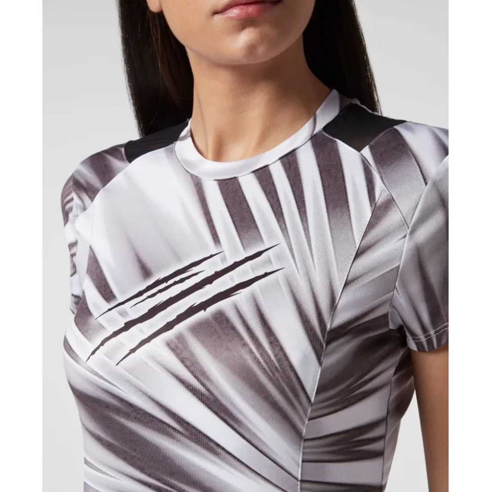 Tie-dye T-shirt Ronde Hals SS Scratch