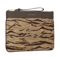 Tiger-Stripe Clutch