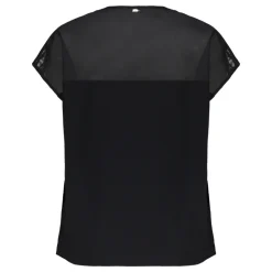 Top met korte mouwen en ronde hals