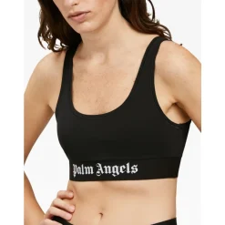Top met logo-print