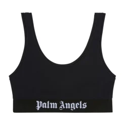 Top met logo-print