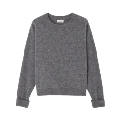 Tricot met bootnek en lange mouwen