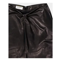 Twist Pencil Rok Zwart Lamsvacht