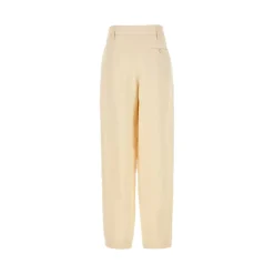 Wijde Pijpen Crème Viscosemix Broek