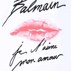 Witte Kiss Print T-shirt