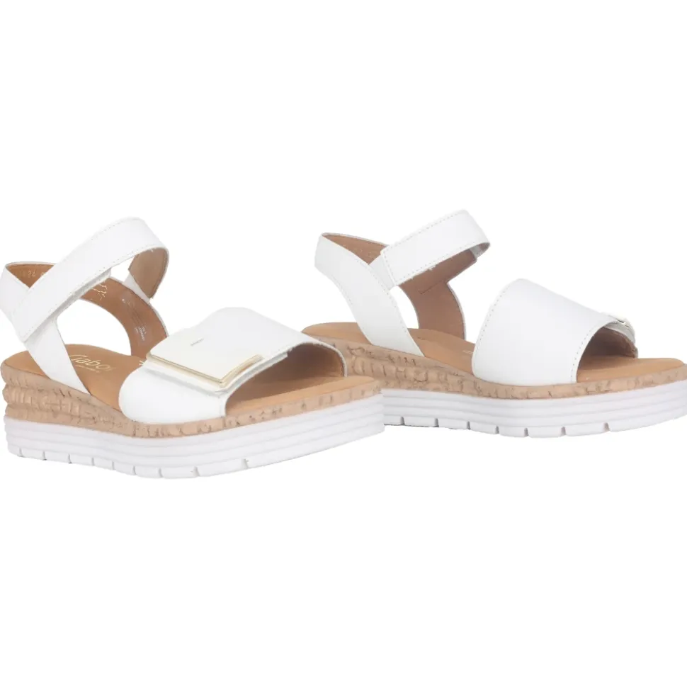 Witte Leren Dames Sandalen Collectie