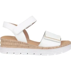 Witte Leren Dames Sandalen Collectie