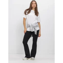 Zenvy High-Waisted Flared Leggings