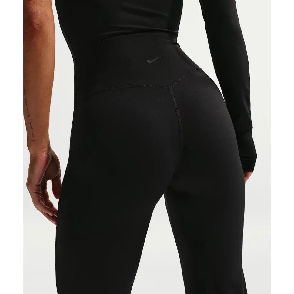 Zenvy High-Waisted Flared Leggings Womens Training