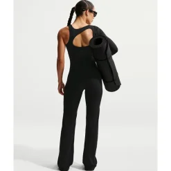 Zenvy High-Waisted Flared Leggings Womens Training