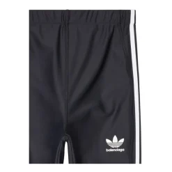 Zwarte atletische leggings met 3 strepen