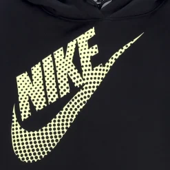 Zwarte Crop Hoodie Sportkleding Fleece