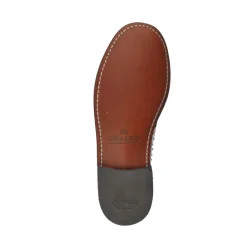 Zwarte leren studs loafers