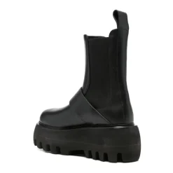 Zwarte Zijde & Nylon Laarzen
