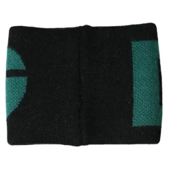 Zwart Groen Wol Logo Armband
