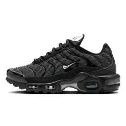 Zwart Suède Zilver Air Max Plus
