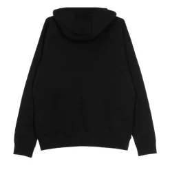 Zwart/Witte Hoodie met Kangoeroezak
