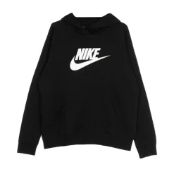 Zwart/Witte Hoodie met Kangoeroezak